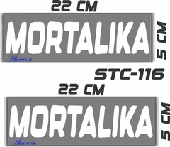 CALCOMANIAS REFLEJANTES MORTALIKA