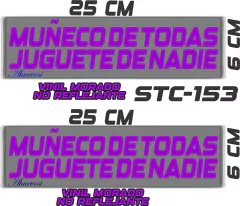 CALCOMANIAS REFLEJANTES MUÑECO DE TODAS JUGUETE DE NADIE - tienda en línea