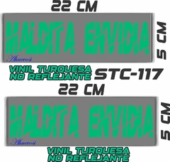 CALCOMANIAS REFLEJANTES MALDITA ENVIDIA - Ahuevosi