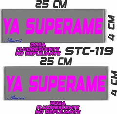 CALCOMANIAS REFLEJANTES YA SUPERAME en internet