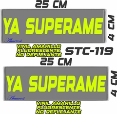 CALCOMANIAS REFLEJANTES YA SUPERAME - comprar en línea