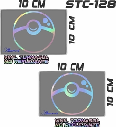 CALCOMANIAS REFLEJANTES POKEBALL