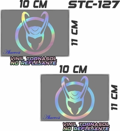 CALCOMANIAS REFLEJANTES LOKI