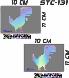 CALCOMANIAS REFLEJANTES DINOSAURIO GOOGLE