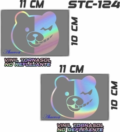CALCOMANIAS REFLEJANTES Momokuma Dangan Ronpa
