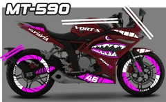 Vort-x 300 r Racing CALCOMANIAS Vortex tiburon - comprar en línea