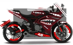 Vort-x 300 r Racing CALCOMANIAS Vortex tiburon en internet