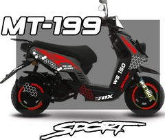 KIT CALCOMANIAS REFLEJANTES WS 150 SPORT