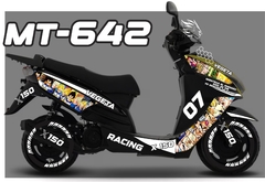 X 150 DS 150 KIT DE CALCOMANIAS COLLAGE VEGETA RINES DEPORTIVOS