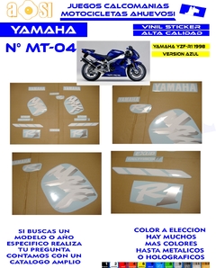 Imagen de YAMAHA YZF-R1 1998