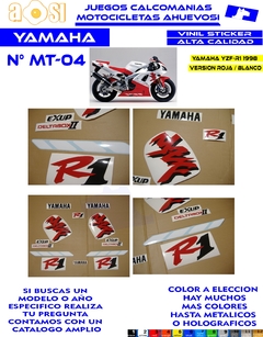 YAMAHA YZF-R1 1998 - tienda en línea