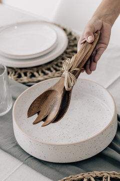 SET CUCHARA Y TENEDOR P/ ENSALADA - comprar online