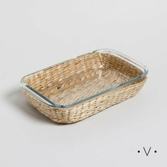 FUENTE RECTANGULAR DE BOROSILICATO PARA HORNO