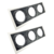 Spot Quadrado Recuado de Embutir Triplo Ar111 ou Par30 - comprar online