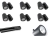 Trilho Eletrificado Branco 2m + 6 Spots Led 35w