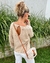 Cartera oval blanca 20x13cm - comprar online