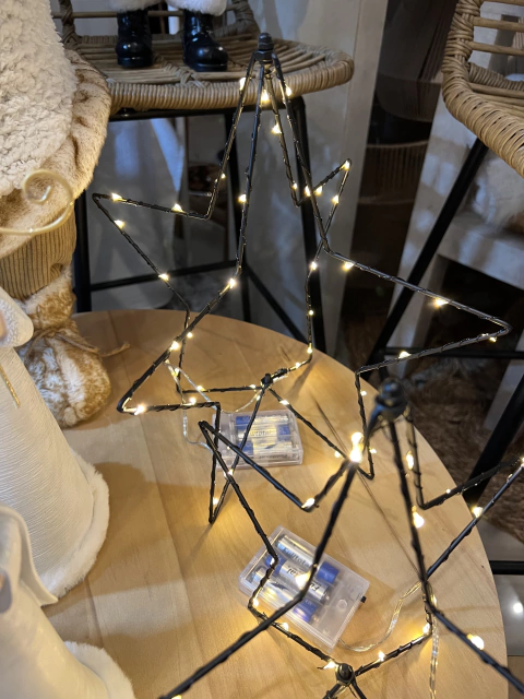 Estrellas 3D con luz