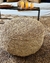 Puff de rafia natural - comprar online