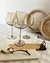 Set x 6 copas con base color champagne 800ml