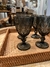 Set x6 copas vidrio labrado degrade negro. - comprar online