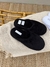 Pantufla espalma top canele toalla negro