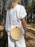 Cartera rattan cilindro 22cm