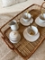 Taza y plato Jinan 220ml x6unidades - Centro Confort Deco