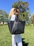 Bolso rafialon negro + neceser - Centro Confort Deco