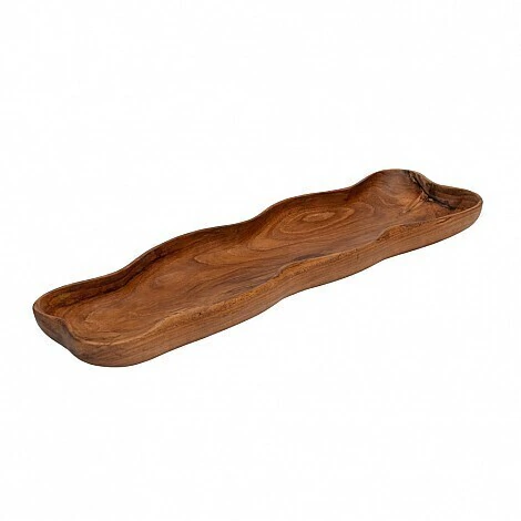 Centro de mesa Miller teca 70 x 25 cm