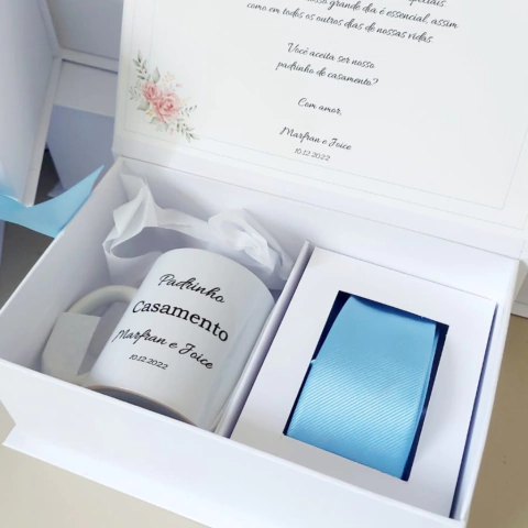 Caixa para Padrinhos completa