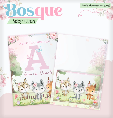 Porta Documentos Personalizado Menina