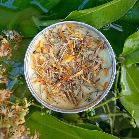 DEVI ERVAS Bálsamo Facial Herbal, Tonificante, Antinflamatório, AntiAcne - Karité, Ervas, Copaíba, Erva Baleeira, Tea Tree, Alecrim + 9 ativos!