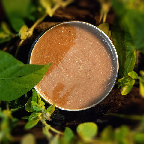CLEANSING BALM SCRUB (ESFOLIANTE) - Limpador facial botânico esfoliante com óleos de flores e sementes e mix de argilas.