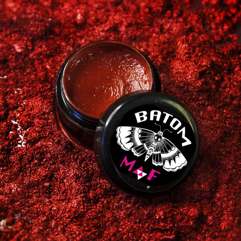 JAM - BATOM MULTIFUNCIONAL 100% Natural Vermelho Terroso - Manteiga de Karité, Óleo de Jojoba e Cera de Arroz.