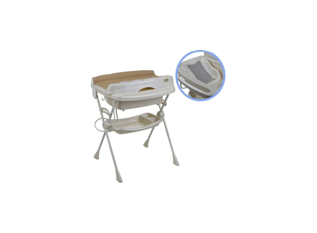 Banheira Bebê Com Suporte Trocador Splash Burigotto Monarca