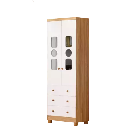 Guarda Roupa Infantil Moveis Peroba Tedy 02 portas MDF