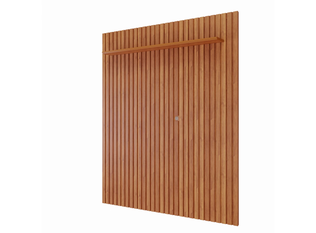 Painel para TV Maragogi Permobili 1,85mt ripado MDF