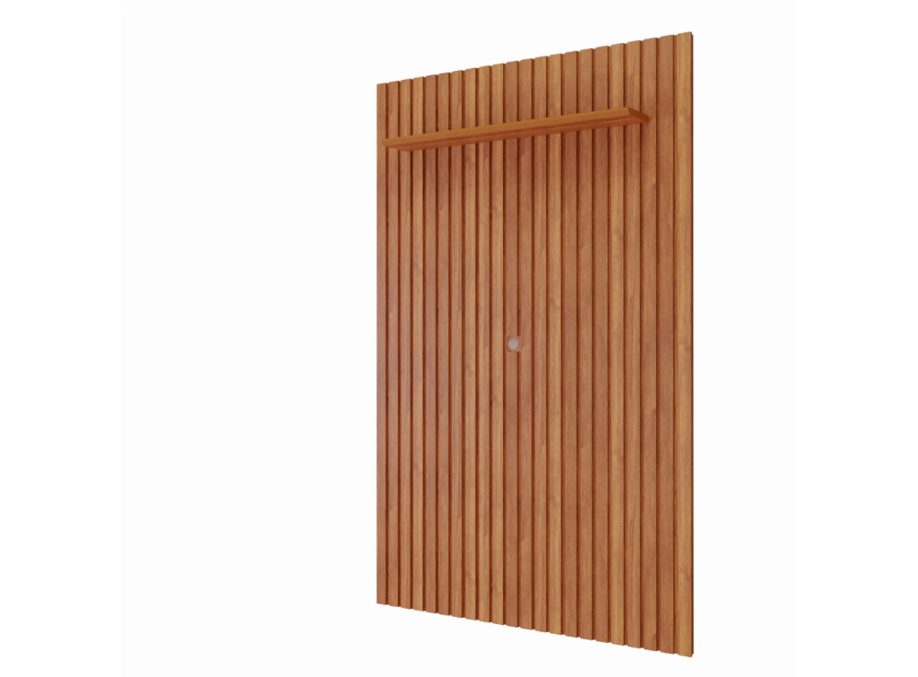 Painel para TV Maragogi Permobili 1,40mt ripado MDF