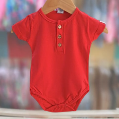 BODY BOTONES ROJO