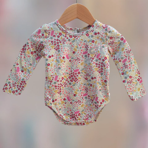 BODY FLORCITAS VERDE - comprar online