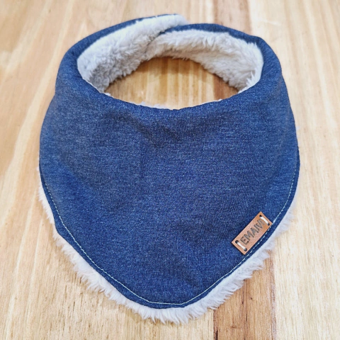 BANDANA AZUL CON CORDERITO - comprar online