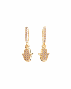 Mini Argola Mão de Fátima - comprar online