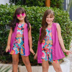Conjunto Kimono Roxo - comprar online