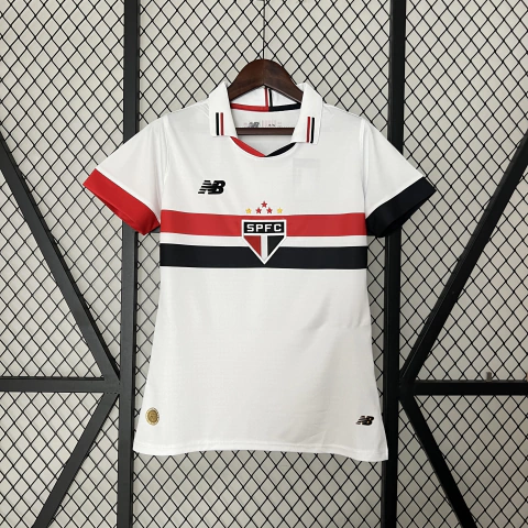 Camisa São Paulo Branca Feminino 24/25