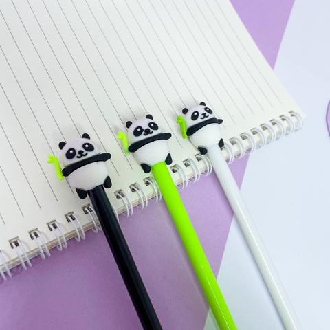 Caneta Panda com Bambu
