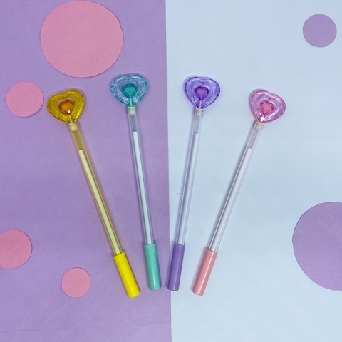 Caneta Coração Cristal