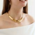 Colar Chocker Aro Dourado Folheado a Ouro 18k - comprar online