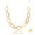 Chocker de Elos em Chapa Folheado a Ouro 18k