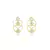 Brinco Corações com Zircônia Folheado a Ouro 18k. (PROMOÇÃO-OUTLET)