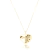 Colar Personalizado Coração Com Dados Nascimento Bebe Folheado A Ouro 18k